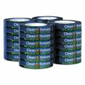 Duck Brand Clean Release Painter's Tape, 3" Core, 0.94" x 60 yds, Blue, PK24 284371